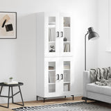 Highboard 69.5X34X180 Cm Engineered Wood