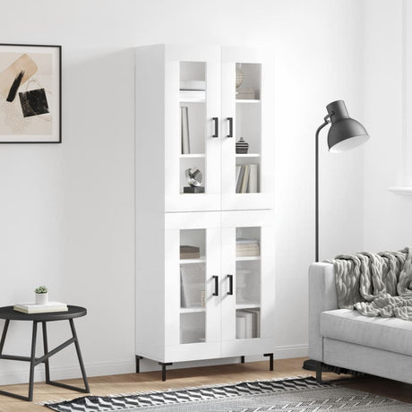 Highboard 69.5X34X180 Cm Engineered Wood