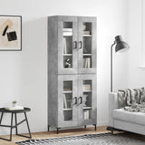 Highboard 69.5X34X180 Cm Engineered Wood