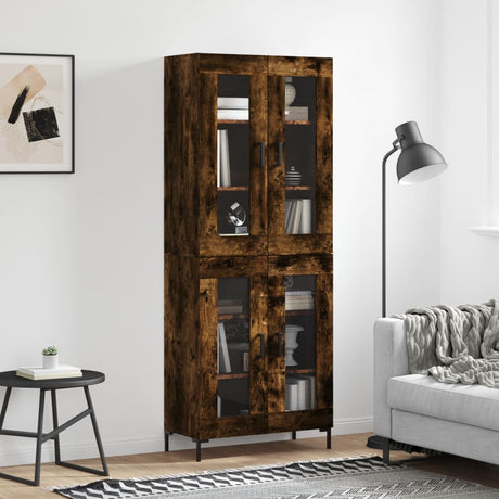 Highboard 69.5X34X180 Cm Engineered Wood