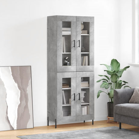 Highboard 69.5X34X180 Cm Engineered Wood