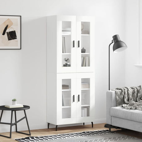 Highboard 69.5X34X180 Cm Engineered Wood