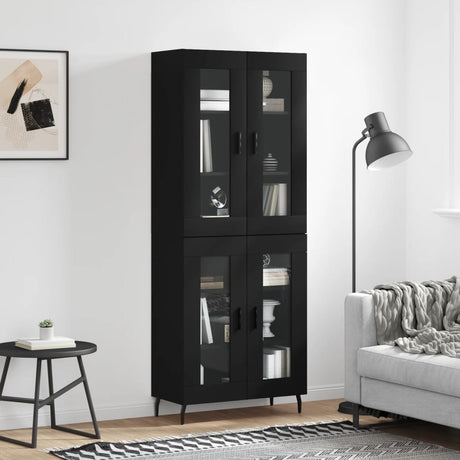 Highboard 69.5X34X180 Cm Engineered Wood