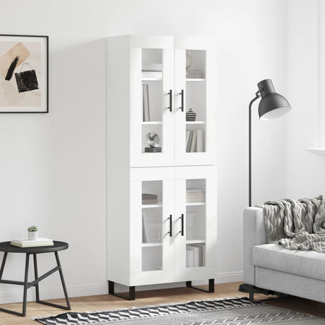 Highboard 69.5X34X180 Cm Engineered Wood