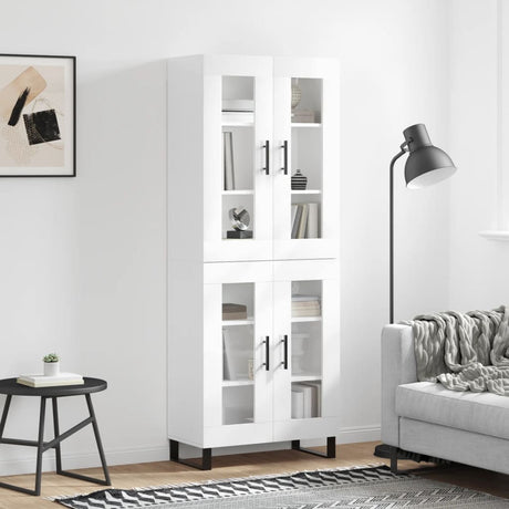 Highboard 69.5X34X180 Cm Engineered Wood