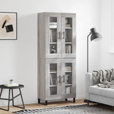 Highboard 69.5X34X180 Cm Engineered Wood