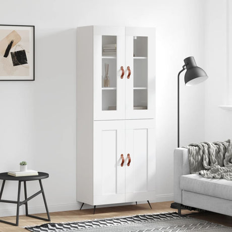 Highboard 69.5X34X180 Cm Engineered Wood