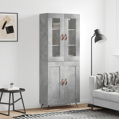 Highboard 69.5X34X180 Cm Engineered Wood