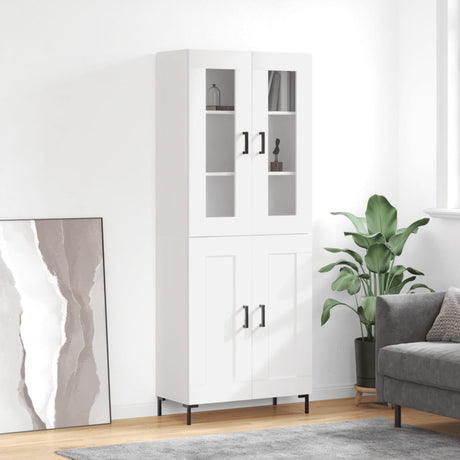 Highboard 69.5X34X180 Cm Engineered Wood