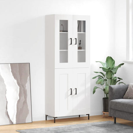 Highboard 69.5X34X180 Cm Engineered Wood