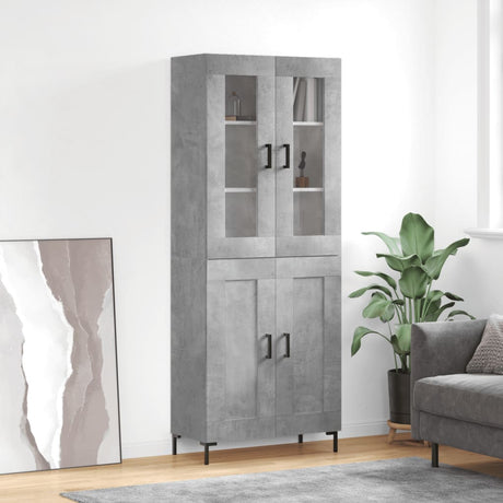 Highboard 69.5X34X180 Cm Engineered Wood