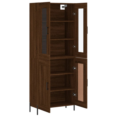 Highboard 69.5X34X180 Cm Engineered Wood