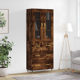 Highboard 69.5X34X180 Cm Engineered Wood