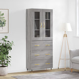 Highboard 69.5X34X180 Cm Engineered Wood