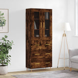 Highboard 69.5X34X180 Cm Engineered Wood