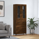 Highboard 69.5X34X180 Cm Engineered Wood