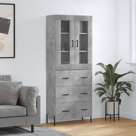 Highboard 69.5X34X180 Cm Engineered Wood