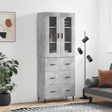 Highboard 69.5X34X180 Cm Engineered Wood