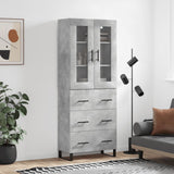 Highboard 69.5X34X180 Cm Engineered Wood