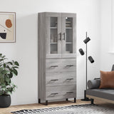 Highboard 69.5X34X180 Cm Engineered Wood
