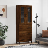 Highboard 69.5X34X180 Cm Engineered Wood