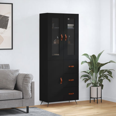 Highboard 69.5X34X180 Cm Engineered Wood