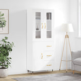 Highboard 69.5X34X180 Cm Engineered Wood