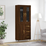 Highboard 69.5X34X180 Cm Engineered Wood