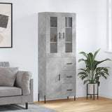 Highboard 69.5X34X180 Cm Engineered Wood