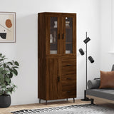 Highboard 69.5X34X180 Cm Engineered Wood