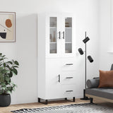 Highboard 69.5X34X180 Cm Engineered Wood
