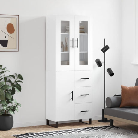 Highboard 69.5X34X180 Cm Engineered Wood