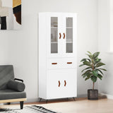 Highboard 69.5X34X180 Cm Engineered Wood
