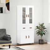 Highboard 69.5X34X180 Cm Engineered Wood