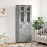 Highboard 69.5X34X180 Cm Engineered Wood