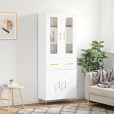 Highboard 69.5X34X180 Cm Engineered Wood