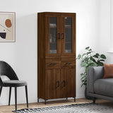 Highboard 69.5X34X180 Cm Engineered Wood