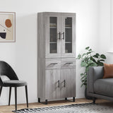 Highboard 69.5X34X180 Cm Engineered Wood