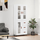 Highboard 69.5X34X180 Cm Engineered Wood