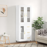 Highboard 69.5X34X180 Cm Engineered Wood