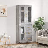 Highboard 69.5X34X180 Cm Engineered Wood