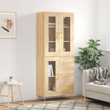 Highboard 69.5X34X180 Cm Engineered Wood