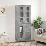 Highboard 69.5X34X180 Cm Engineered Wood