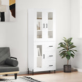 Highboard 69.5X34X180 Cm Engineered Wood