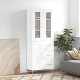 Highboard 69.5X34X180 Cm Engineered Wood