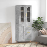 Highboard 69.5X34X180 Cm Engineered Wood
