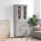 Highboard 69.5X34X180 Cm Engineered Wood