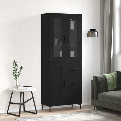 Highboard 69.5X34X180 Cm Engineered Wood