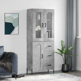 Highboard 69.5X34X180 Cm Engineered Wood