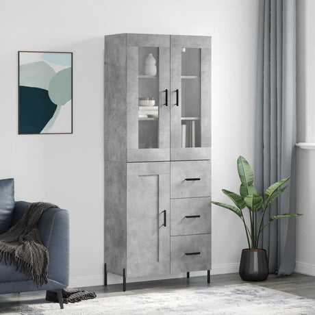 Highboard 69.5X34X180 Cm Engineered Wood